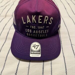 47 Brand Purple Lakers Basketball Cap